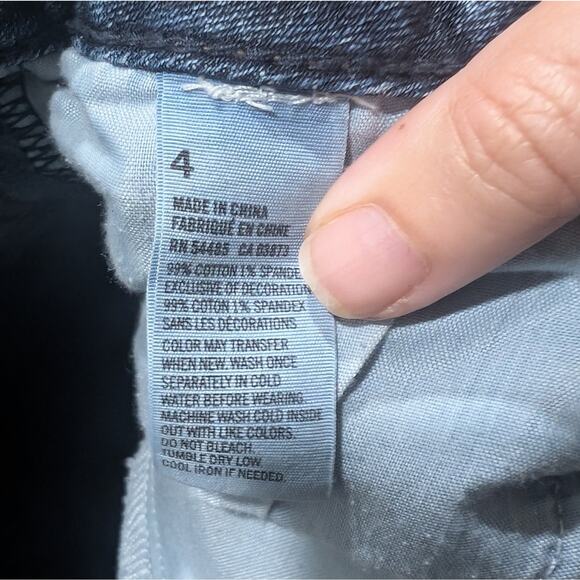 American Eagle Outfitters Dark Wash Jean Shorts - Picture 4 of 5